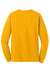 Gildan 5400/G540 Mens Long Sleeve Crewneck T-Shirt Gold Flat Back