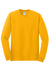 Gildan 5400/G540 Mens Long Sleeve Crewneck T-Shirt Gold Flat Front