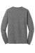 Gildan 5400/G540 Mens Long Sleeve Crewneck T-Shirt Heather Graphite Grey Flat Back