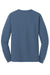 Gildan 5400/G540 Mens Long Sleeve Crewneck T-Shirt Indigo Blue Flat Back