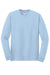 Gildan 5400/G540 Mens Long Sleeve Crewneck T-Shirt Light Blue Flat Front