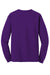 Gildan 5400/G540 Mens Long Sleeve Crewneck T-Shirt Purple Flat Back