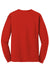 Gildan 5400/G540 Mens Long Sleeve Crewneck T-Shirt Red Flat Back