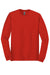 Gildan 5400/G540 Mens Long Sleeve Crewneck T-Shirt Red Flat Front