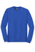 Gildan 5400/G540 Mens Long Sleeve Crewneck T-Shirt Royal Blue Flat Front