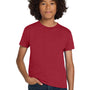 Hanes Youth ComfortSoft Short Sleeve Crewneck T-Shirt - Deep Red