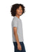 Hanes 5450/54500 Youth ComfortSoft Short Sleeve Crewneck T-Shirt Light Steel Grey Model Side