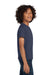 Hanes 5450/54500 Youth ComfortSoft Short Sleeve Crewneck T-Shirt Navy Blue Model Side