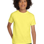 Hanes Youth ComfortSoft Short Sleeve Crewneck T-Shirt - Yellow