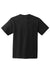 Hanes 5450/54500 Youth ComfortSoft Short Sleeve Crewneck T-Shirt Black Flat Back