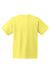 Hanes 5450/54500 Youth ComfortSoft Short Sleeve Crewneck T-Shirt Yellow Flat Back