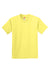 Hanes 5450/54500 Youth ComfortSoft Short Sleeve Crewneck T-Shirt Yellow Flat Front