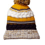 Sport-Tek Mens Pom Pom Team Beanie - True Navy Blue/Gold/White