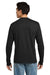 Hanes 5586 Mens ComfortSoft Long Sleeve Crewneck T-Shirt Black Model Back