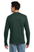 Hanes 5586 Mens ComfortSoft Long Sleeve Crewneck T-Shirt Deep Forest Green Model Back