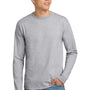 Hanes Mens ComfortSoft Long Sleeve Crewneck T-Shirt - Light Steel Grey