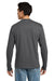 Hanes 5586 Mens ComfortSoft Long Sleeve Crewneck T-Shirt Smoke Grey Model Back