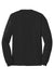 Hanes 5586 Mens ComfortSoft Long Sleeve Crewneck T-Shirt Black Flat Back