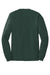 Hanes 5586 Mens ComfortSoft Long Sleeve Crewneck T-Shirt Deep Forest Green Flat Back