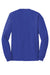 Hanes 5586 Mens ComfortSoft Long Sleeve Crewneck T-Shirt Deep Royal Blue Flat Back