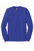 Hanes 5586 Mens ComfortSoft Long Sleeve Crewneck T-Shirt Deep Royal Blue Flat Front