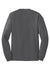 Hanes 5586 Mens ComfortSoft Long Sleeve Crewneck T-Shirt Smoke Grey Flat Back