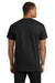 Hanes 5590/H5590 Mens ComfortSoft Short Sleeve Crewneck T-Shirt w/ Pocket Black Model Back