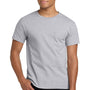 Hanes Mens ComfortSoft Short Sleeve Crewneck T-Shirt w/ Pocket - Light Steel Grey