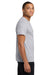 Hanes 5590/H5590 Mens ComfortSoft Short Sleeve Crewneck T-Shirt w/ Pocket Light Steel Grey Model Side