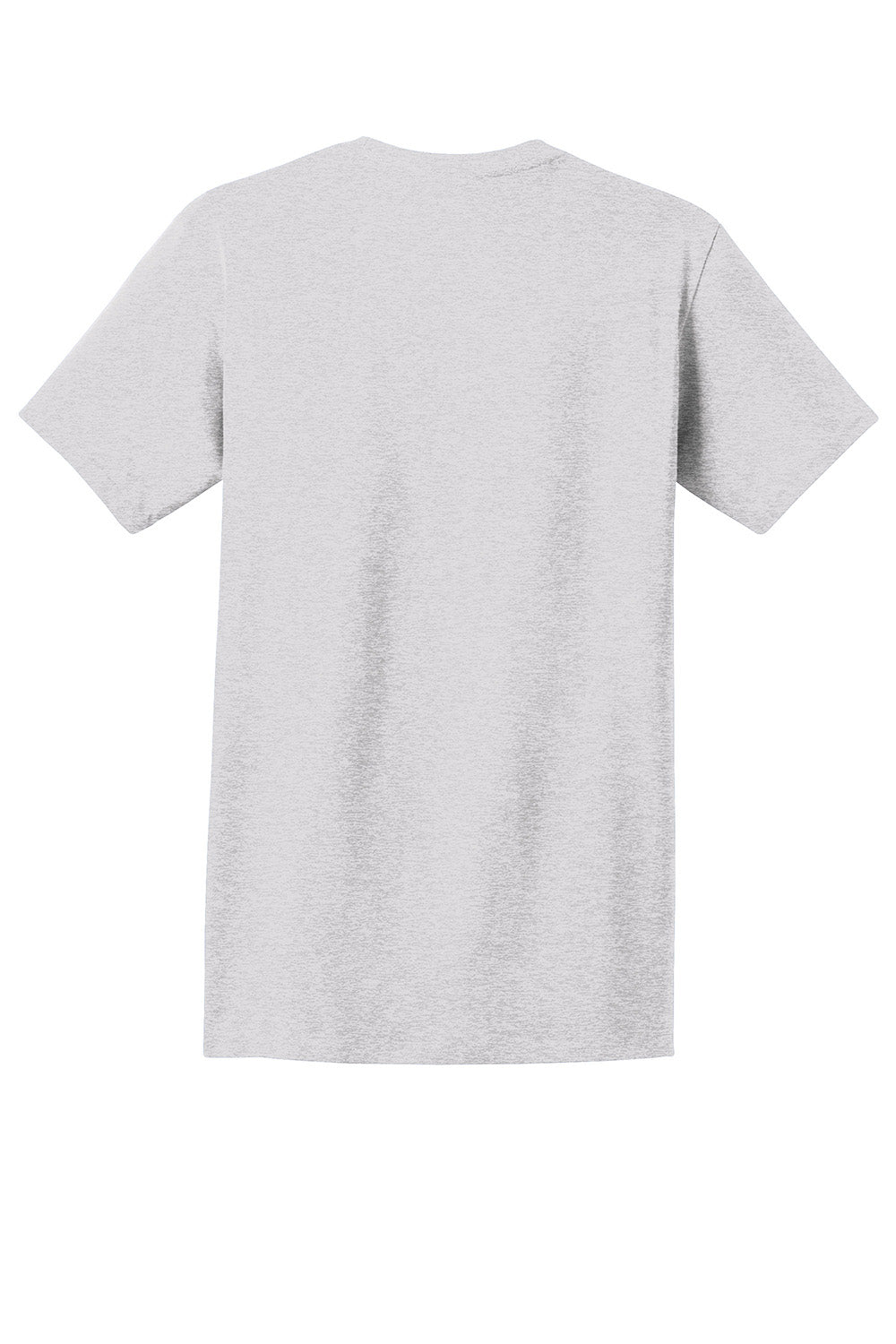 Hanes 5590/H5590 Mens ComfortSoft Short Sleeve Crewneck T-Shirt w/ Pocket Ash Grey Flat Back