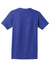 Hanes 5590/H5590 Mens ComfortSoft Short Sleeve Crewneck T-Shirt w/ Pocket Deep Royal Blue Flat Back