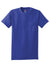 Hanes 5590/H5590 Mens ComfortSoft Short Sleeve Crewneck T-Shirt w/ Pocket Deep Royal Blue Flat Front