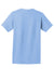 Hanes 5590/H5590 Mens ComfortSoft Short Sleeve Crewneck T-Shirt w/ Pocket Light Blue Flat Back