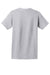 Hanes 5590/H5590 Mens ComfortSoft Short Sleeve Crewneck T-Shirt w/ Pocket Light Steel Grey Flat Back