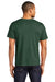 Jerzees 560MR/560M Mens Premium Blend Moisture Wicking Short Sleeve Crewneck T-Shirt Heather Forest Green Model Back