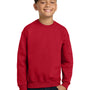 Jerzees Youth NuBlend Fleece Crewneck Sweatshirt - True Red