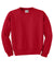 Jerzees 562B/562BR Youth NuBlend Fleece Crewneck Sweatshirt True Red Flat Front