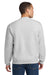 Jerzees 562M/562/562MR Mens NuBlend Fleece Crewneck Sweatshirt Ash Grey Model Back