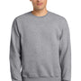 Jerzees Mens NuBlend Fleece Crewneck Sweatshirt - Heather Grey