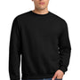 Jerzees Mens NuBlend Fleece Crewneck Sweatshirt - Black