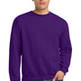 Jerzees Mens NuBlend Fleece Crewneck Sweatshirt - Deep Purple