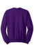 Jerzees 562M/562/562MR Mens NuBlend Fleece Crewneck Sweatshirt Deep Purple Flat Back