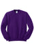 Jerzees 562M/562/562MR Mens NuBlend Fleece Crewneck Sweatshirt Deep Purple Flat Front