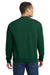 Jerzees 562M/562/562MR Mens NuBlend Fleece Crewneck Sweatshirt Forest Green Model Back