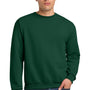 Jerzees Mens NuBlend Fleece Crewneck Sweatshirt - Forest Green