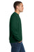 Jerzees 562M/562/562MR Mens NuBlend Fleece Crewneck Sweatshirt Forest Green Model Side