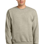 Jerzees Mens NuBlend Fleece Crewneck Sweatshirt - Heather Oatmeal