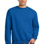 Jerzees Mens NuBlend Fleece Crewneck Sweatshirt - Royal Blue