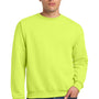 Jerzees Mens NuBlend Fleece Crewneck Sweatshirt - Safety Green