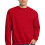 Jerzees Mens NuBlend Fleece Crewneck Sweatshirt - True Red